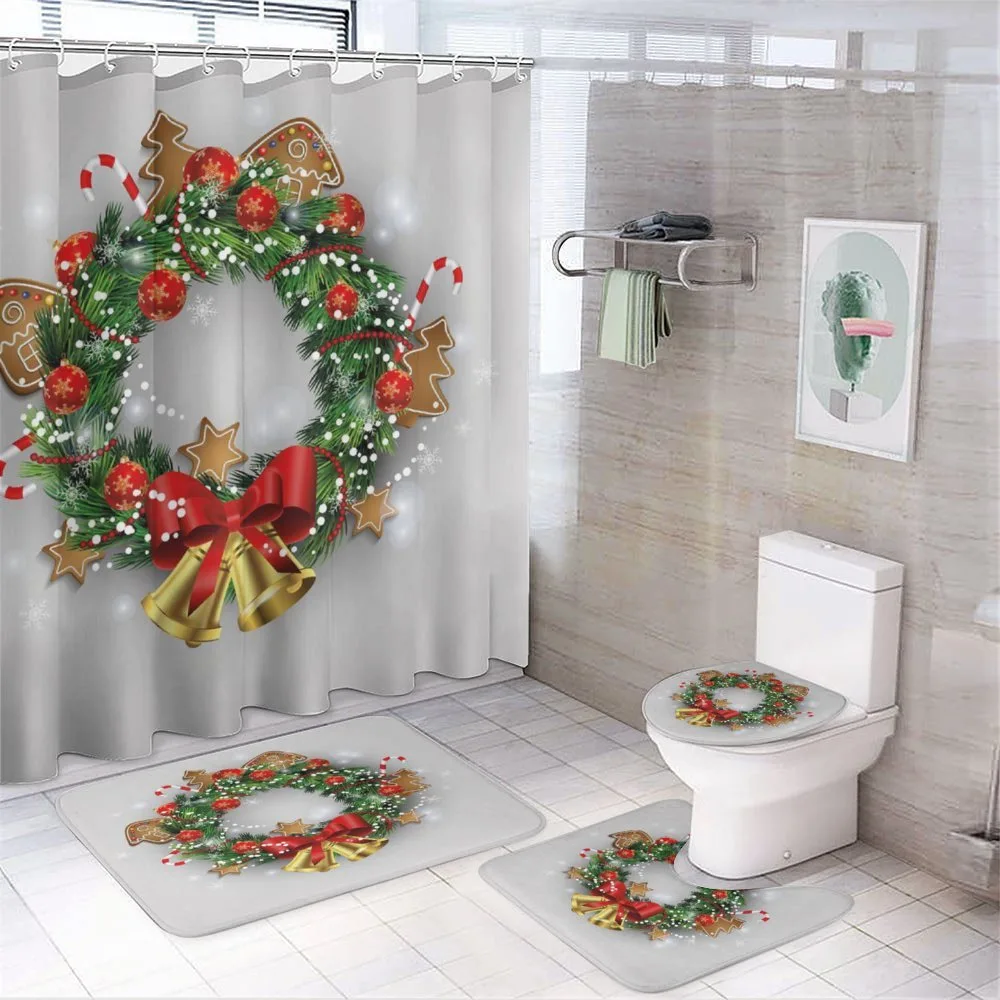 Garland with Ginger Bread — 4-Piece Bathroom Set preview
