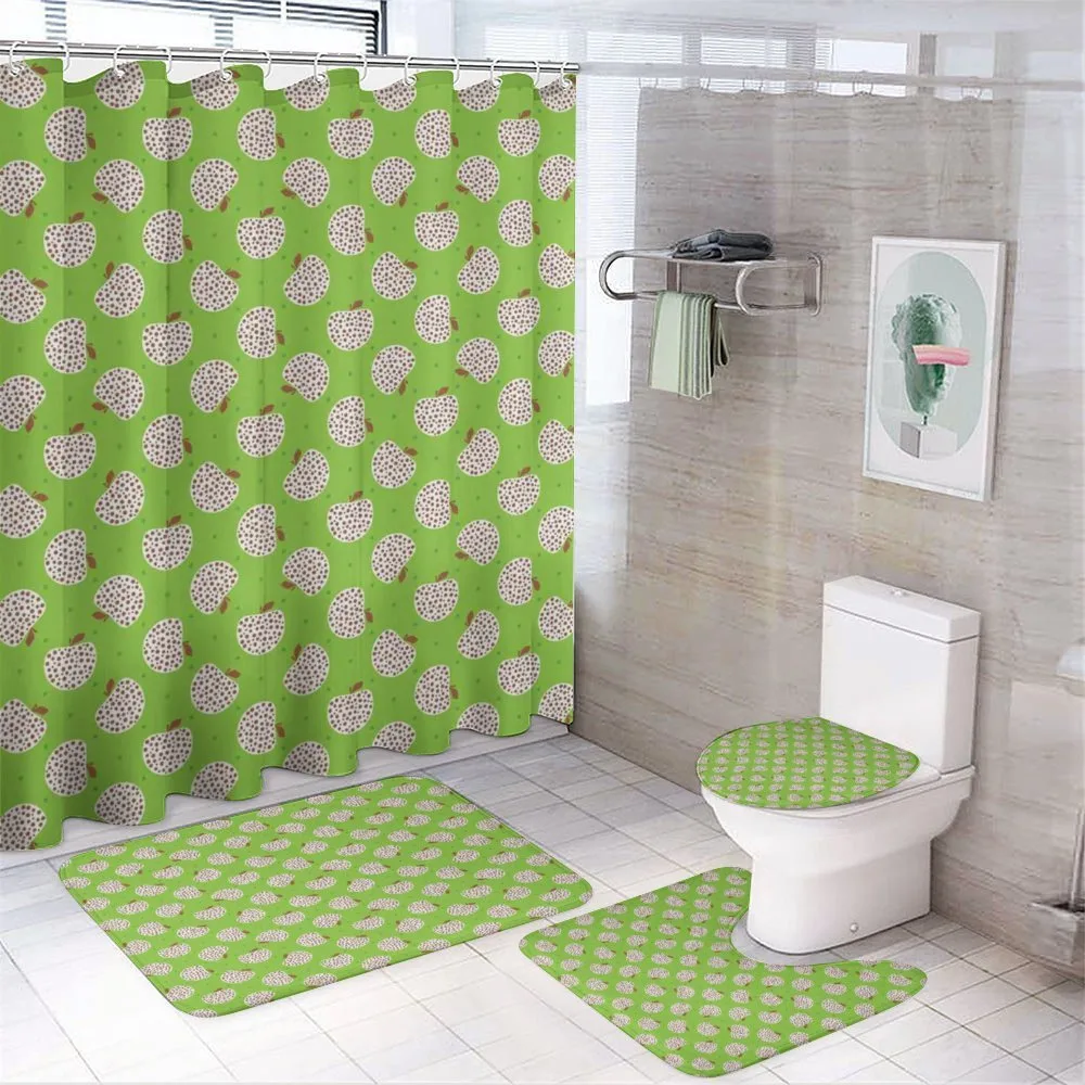 Polka Dotted Apples — 4-Piece Bathroom Set preview