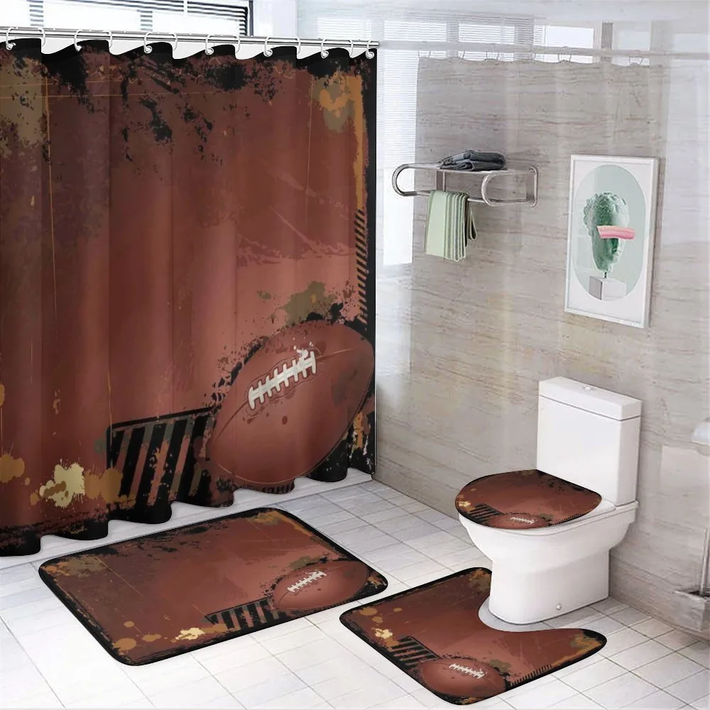 American Football Art — 4-Piece Bathroom Set preview