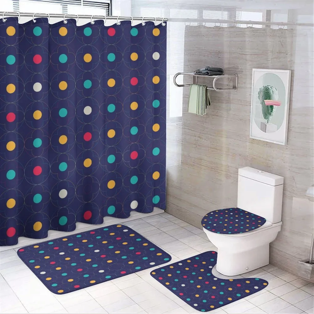 Colorful Clovers — 4-Piece Bathroom Set preview