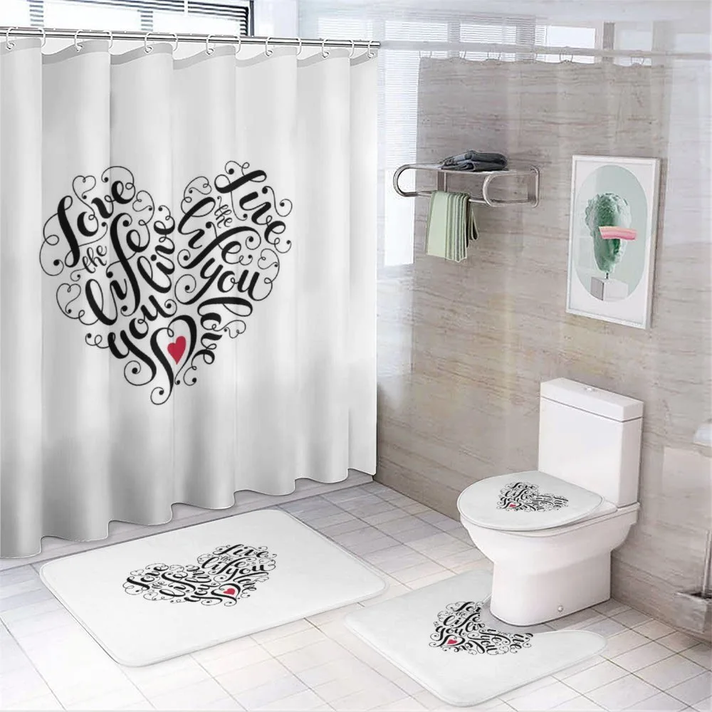 Heart Shape — 4-Piece Bathroom Set preview