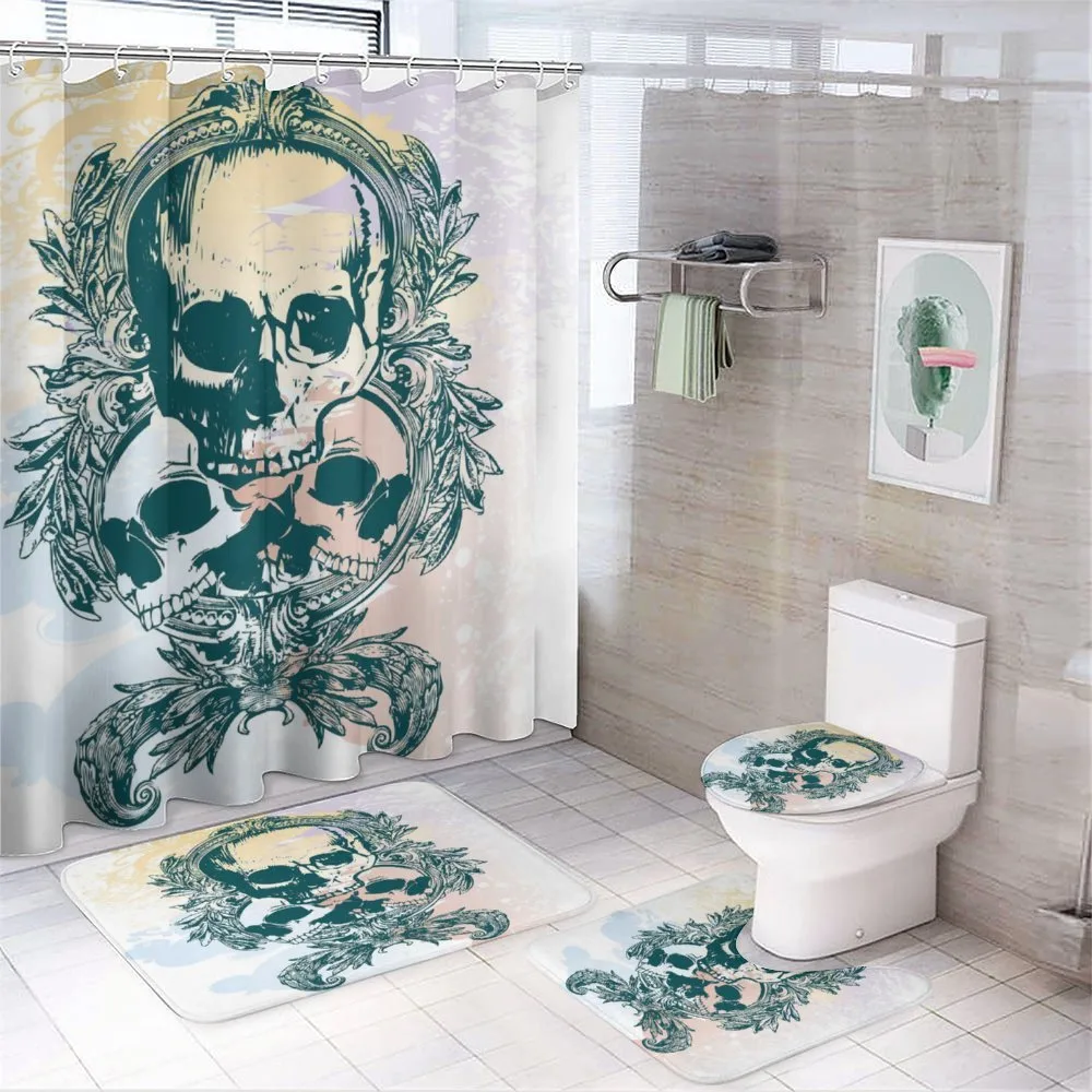 Scary Deadly Rocker Trio — 4-Piece Bathroom Set preview