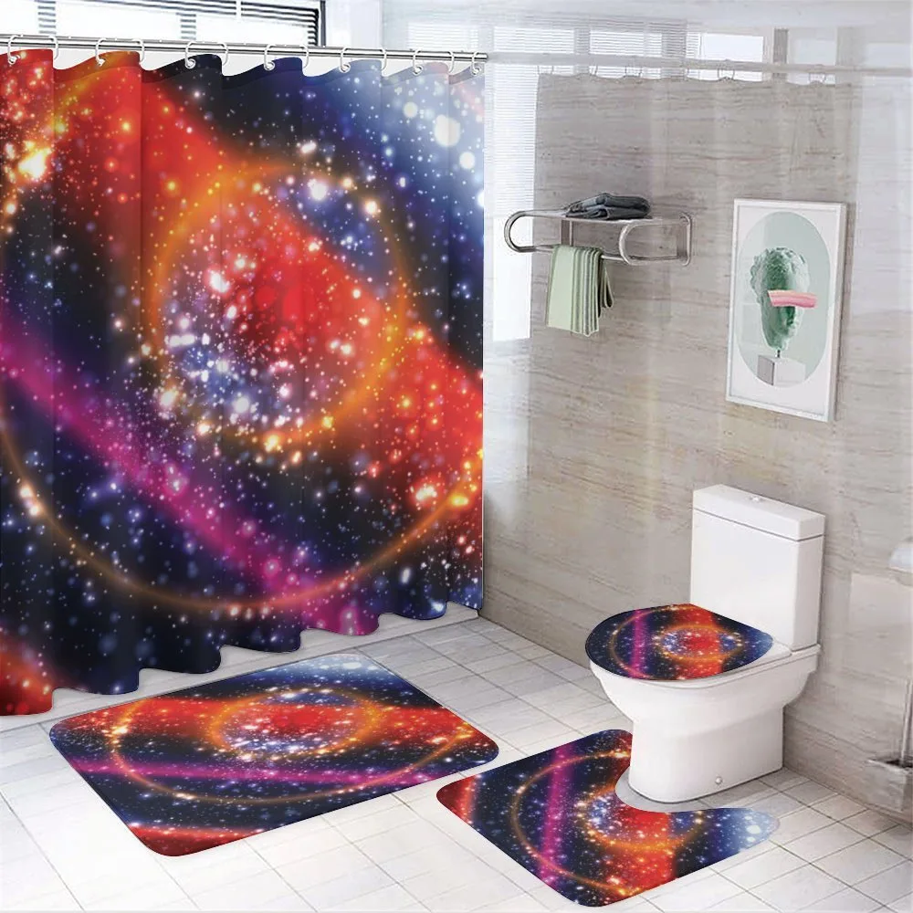 Apocalyptic Cosmos Sky — 4-Piece Bathroom Set preview