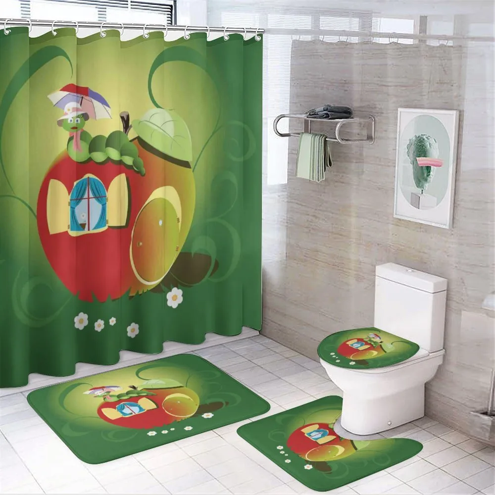 Bug with a Hat — 4-Piece Bathroom Set preview