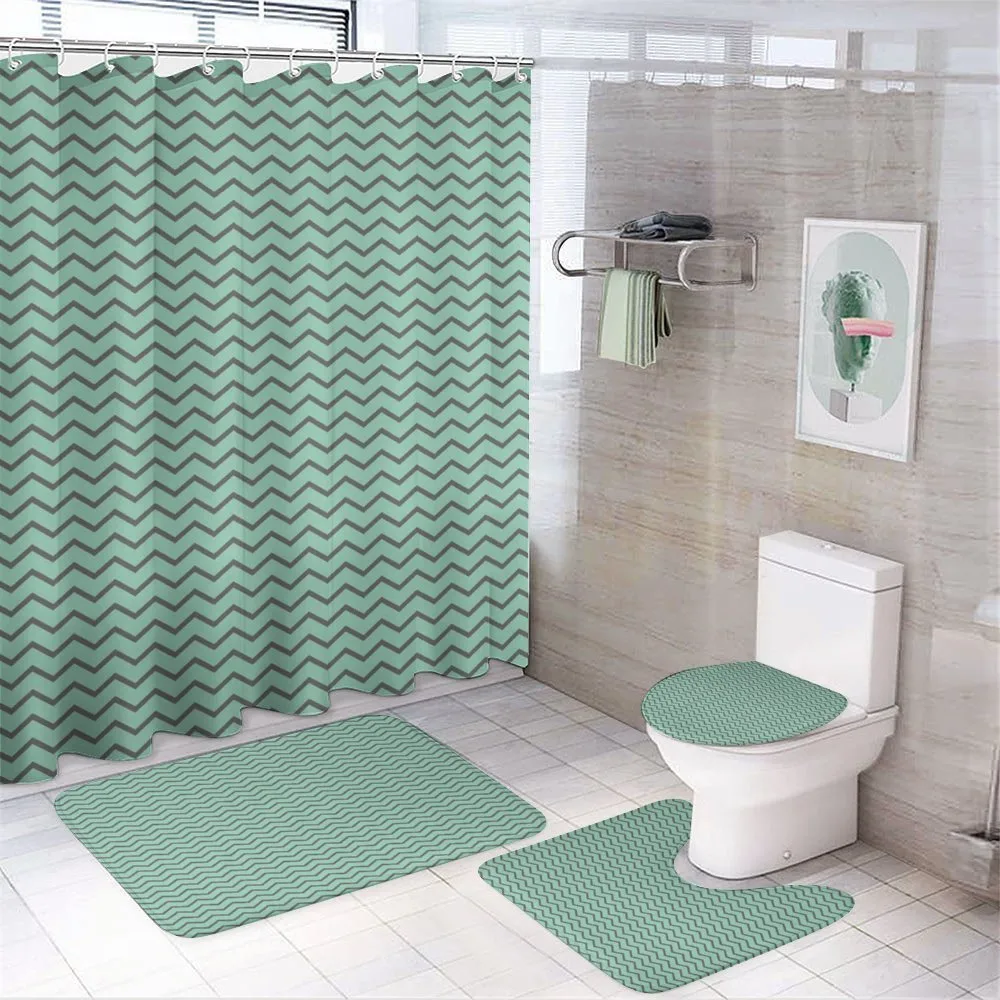 Minimalist Retro Style — 4-Piece Bathroom Set preview