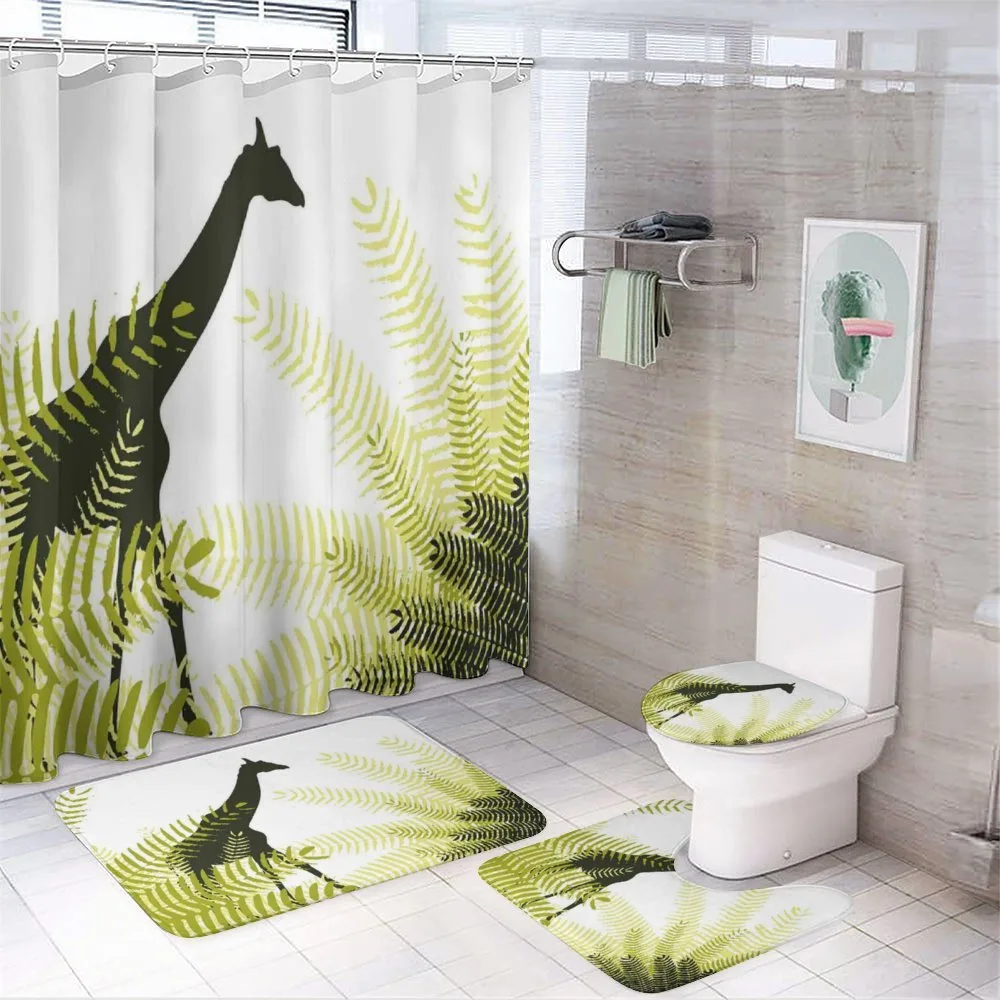 National Park Giraffe — 4-Piece Bathroom Set preview
