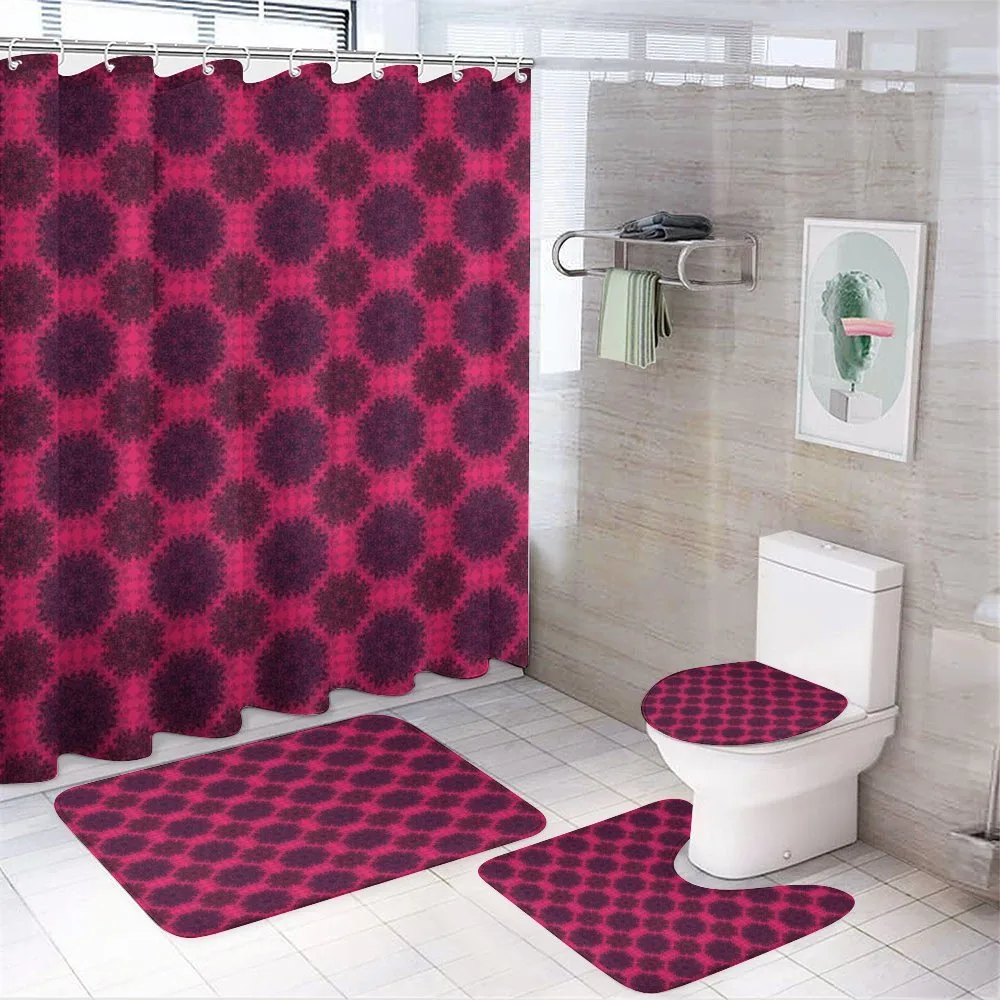 Baroque Roses Mandala — 4-Piece Bathroom Set preview