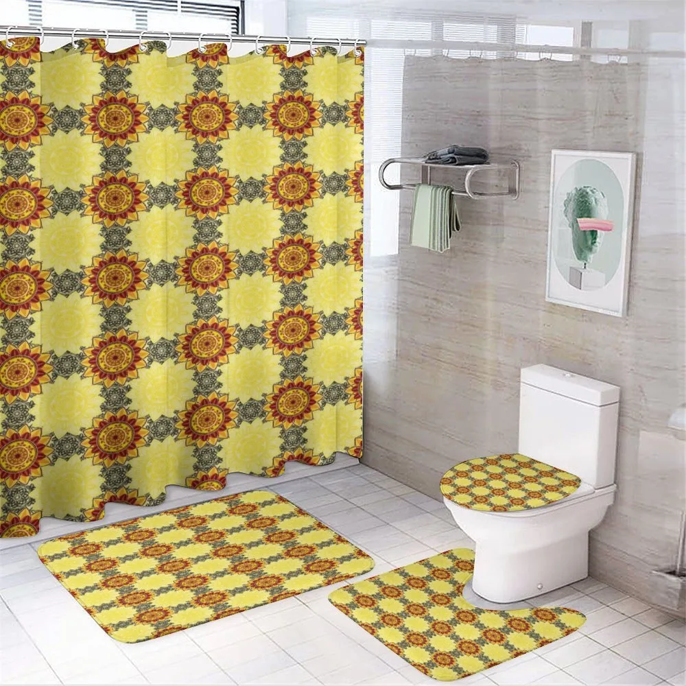 Vibrant Yellow — 4-Piece Bathroom Set preview