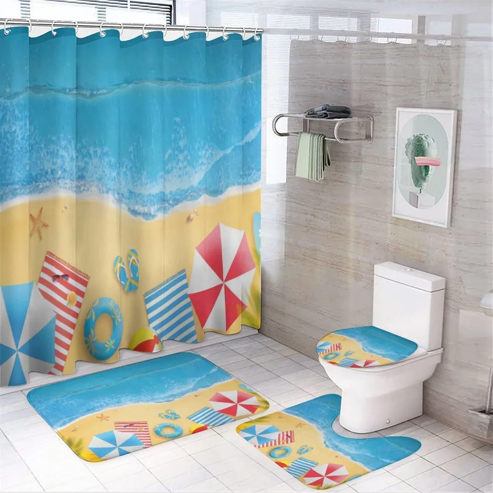 Summer Fun Bay Aerial — 4-Piece Bathroom Set preview