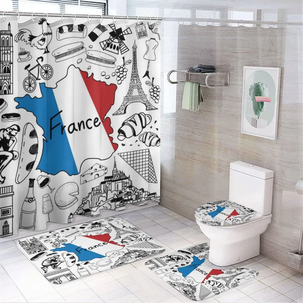 French Culture — 4-Piece Bathroom Set preview