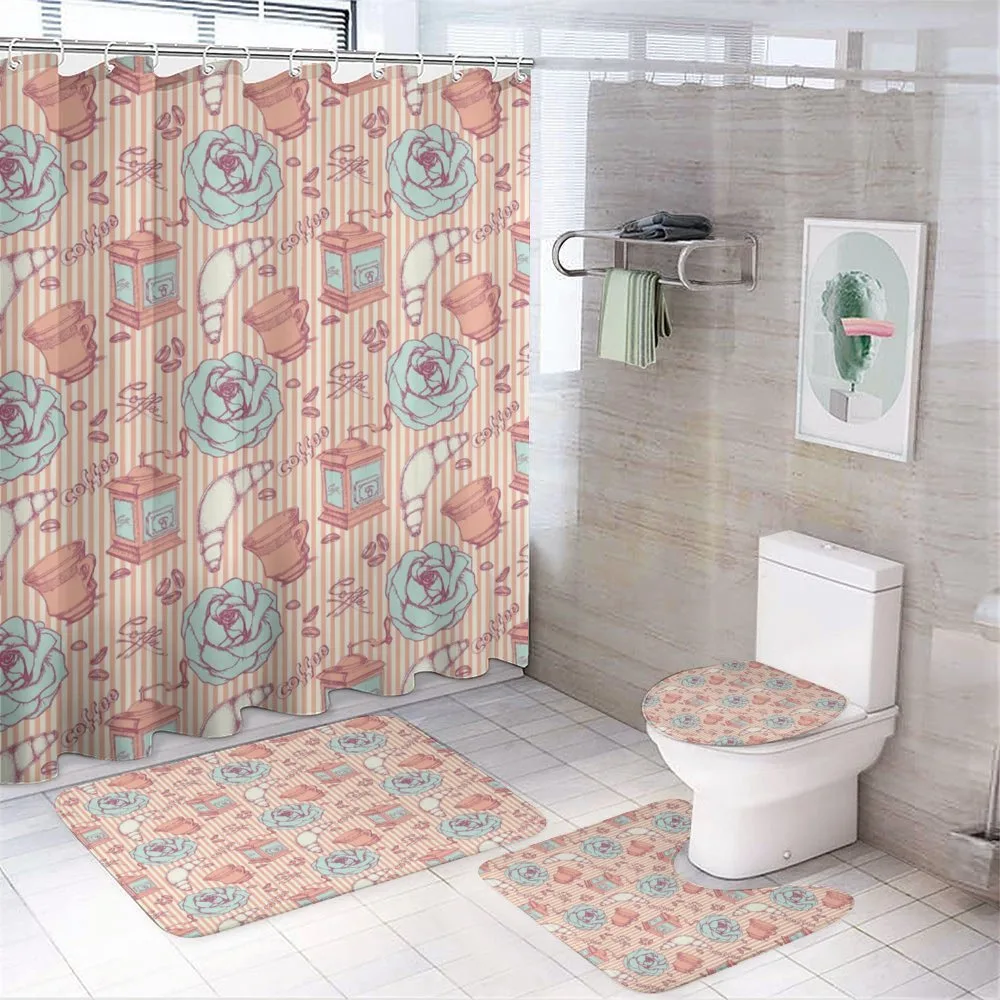 Roses Coffee House — 4-Piece Bathroom Set preview