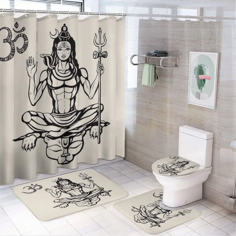 South Asian Figure — 4-Piece Bathroom Set preview