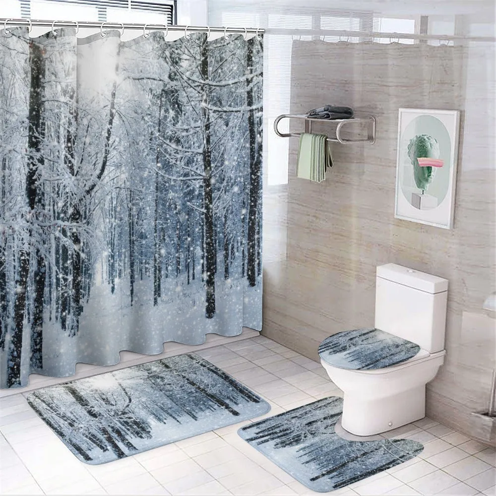 Forest Barren Jungle — 4-Piece Bathroom Set preview