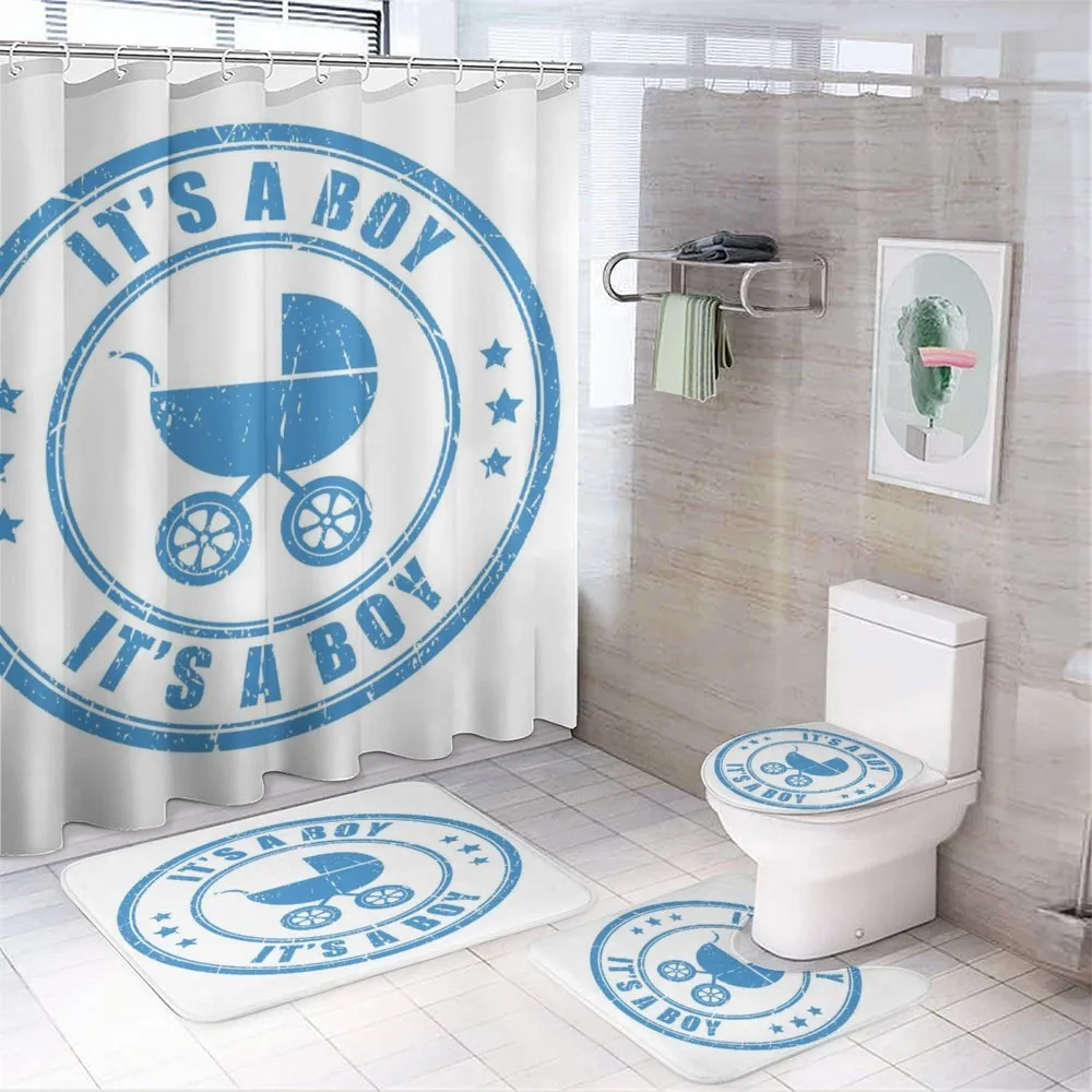 Grunge Carriage — 4-Piece Bathroom Set preview