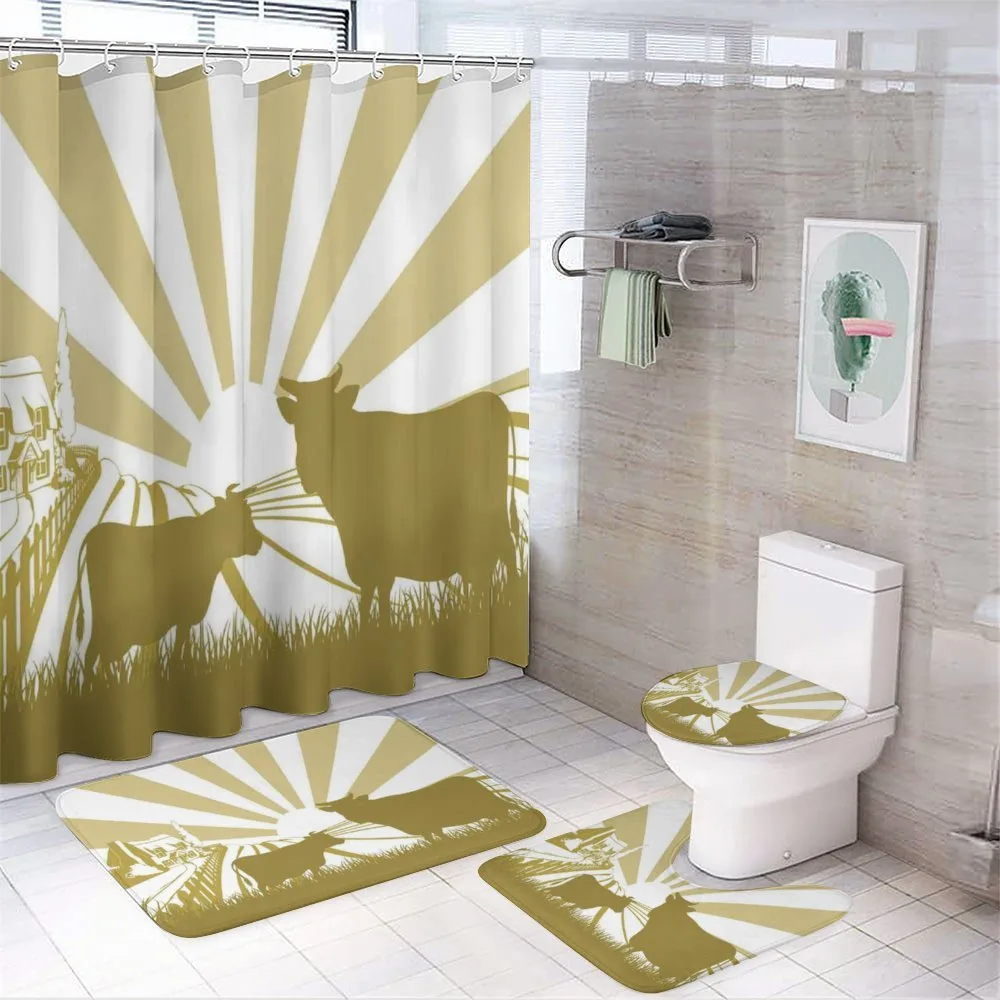 Idyllic Cottage Theme — 4-Piece Bathroom Set preview