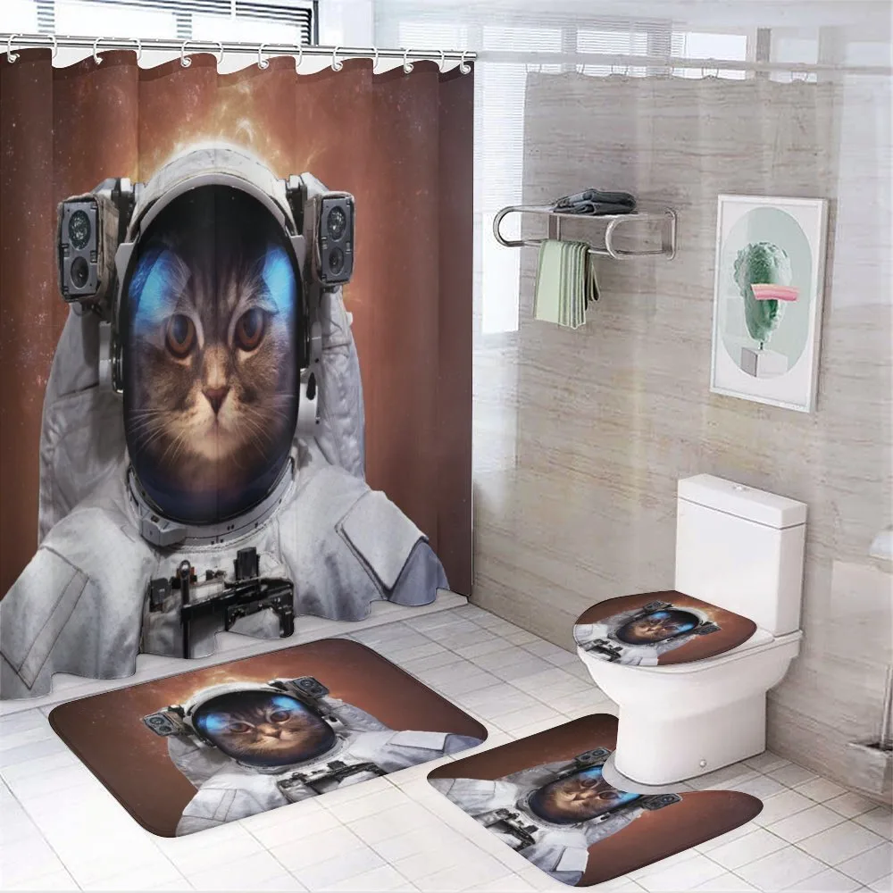 Kitten in Milkyway — 4-Piece Bathroom Set preview