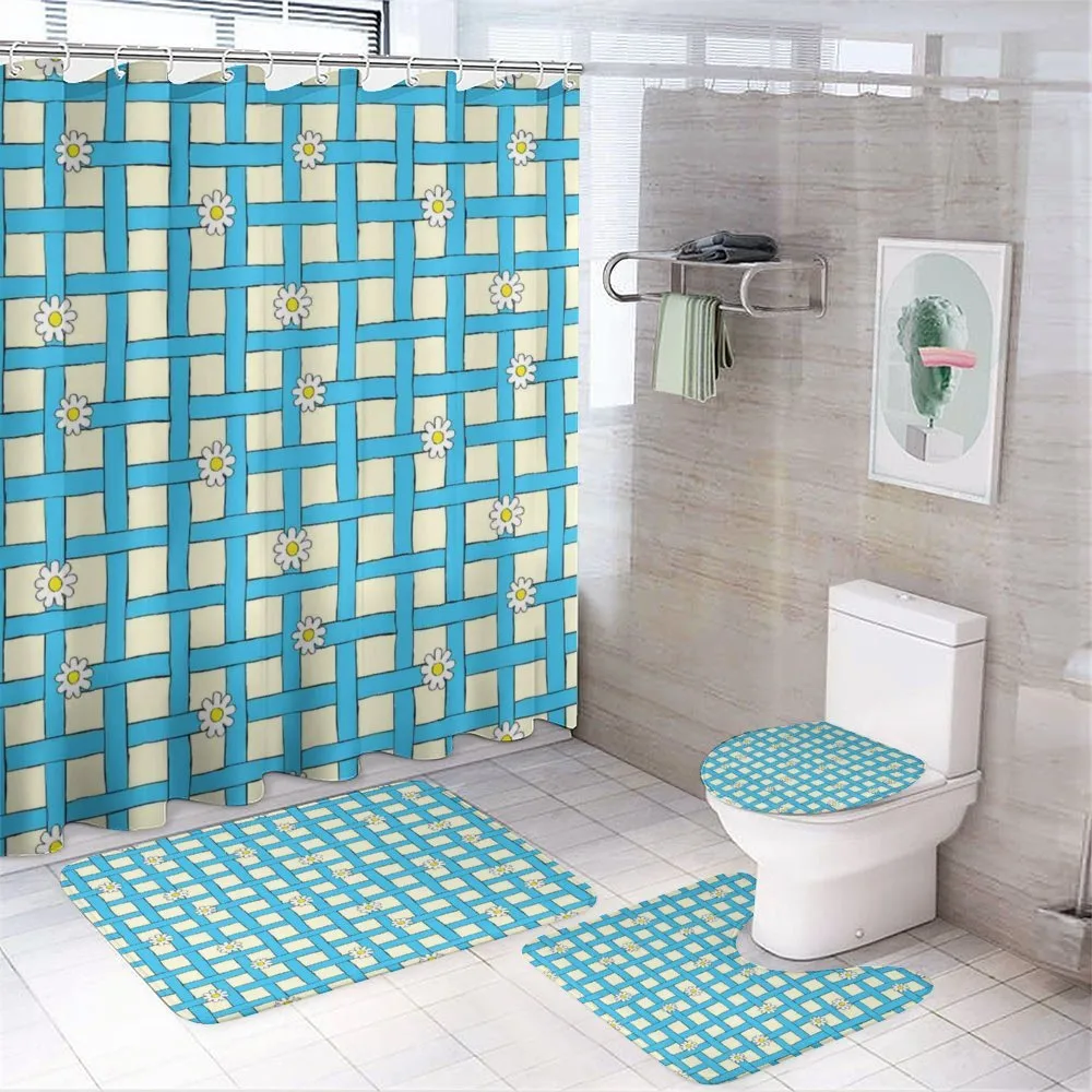 Daisy Labyrinth — 4-Piece Bathroom Set preview