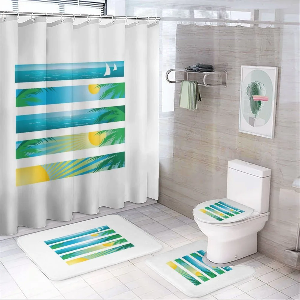 Banner Stripes Exotic — 4-Piece Bathroom Set preview