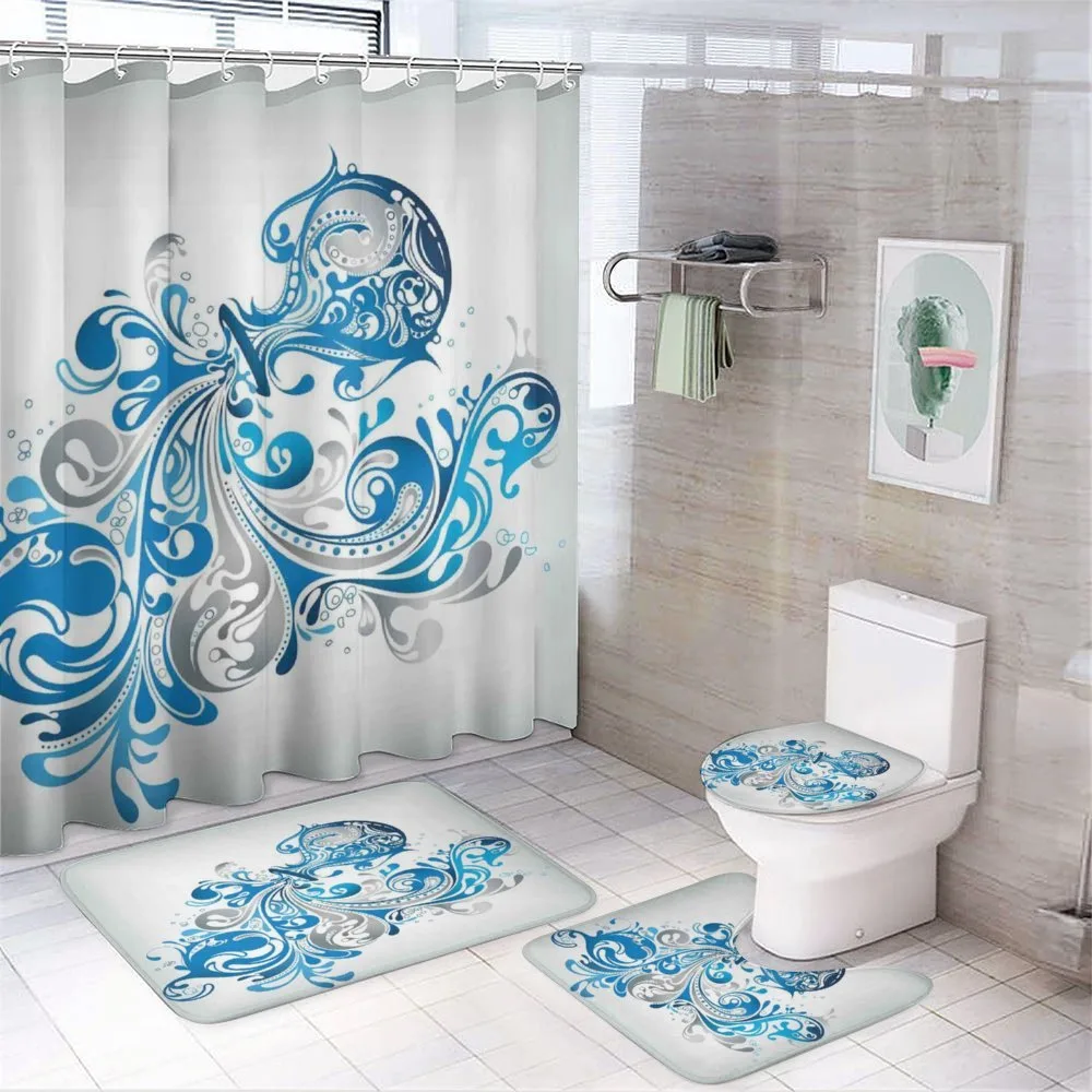 Bucket Scroll — 4-Piece Bathroom Set preview