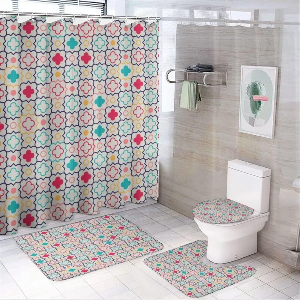Quatrefoil — 4-Piece Bathroom Set preview