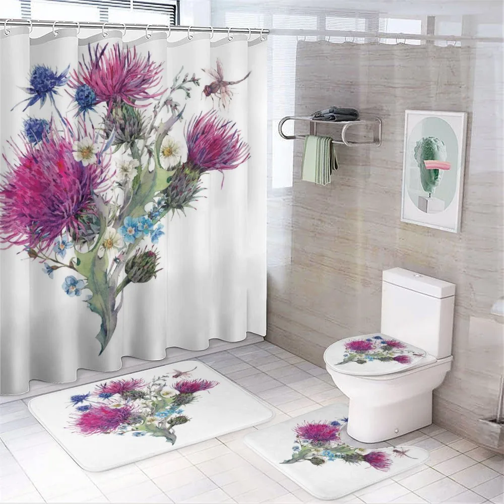 Summer Meadow Herbs — 4-Piece Bathroom Set preview