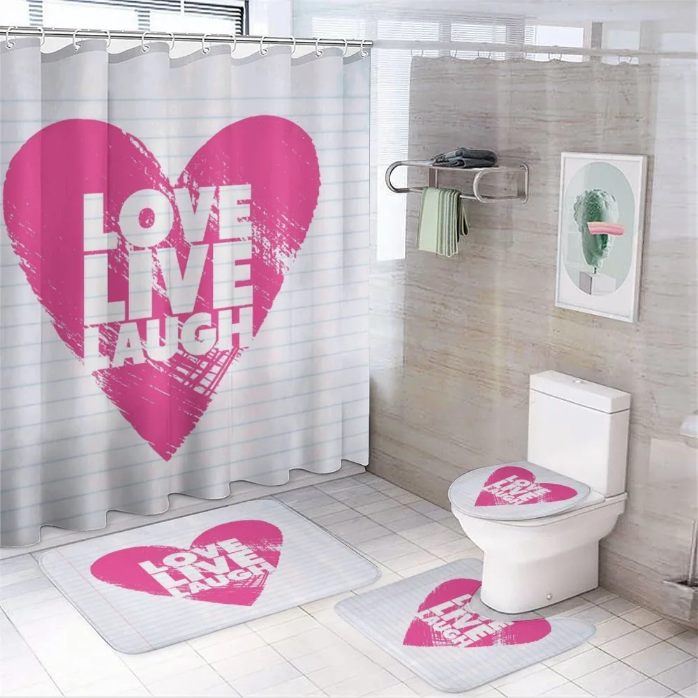 Notebook Words — 4-Piece Bathroom Set preview
