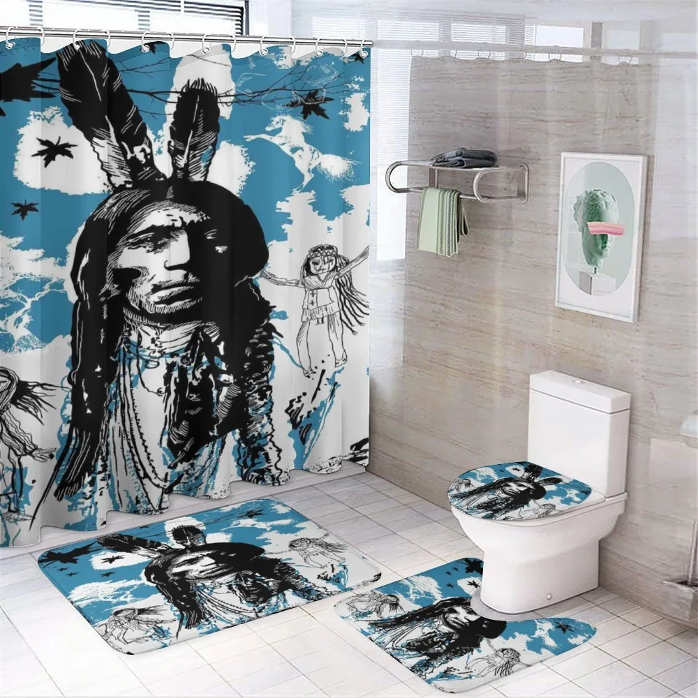 Children and Father — 4-Piece Bathroom Set preview