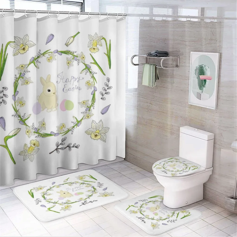 Innocent Easter Art — 4-Piece Bathroom Set preview