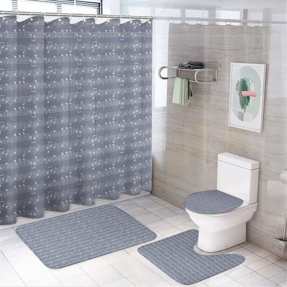 Piano Jazz Melody Music — 4-Piece Bathroom Set preview