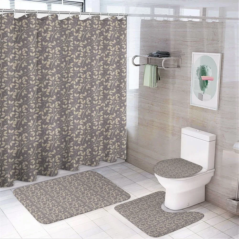 Ornamental Nature Design — 4-Piece Bathroom Set preview