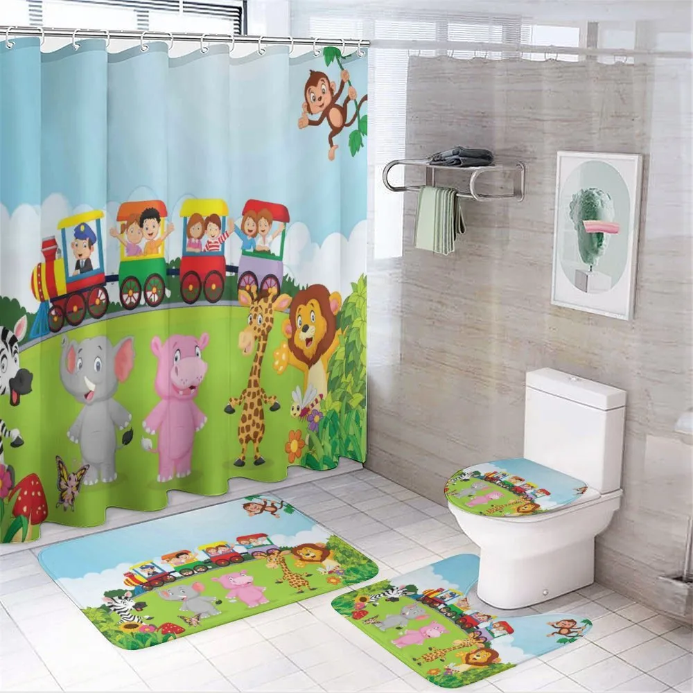 Happy Children Safari — 4-Piece Bathroom Set preview
