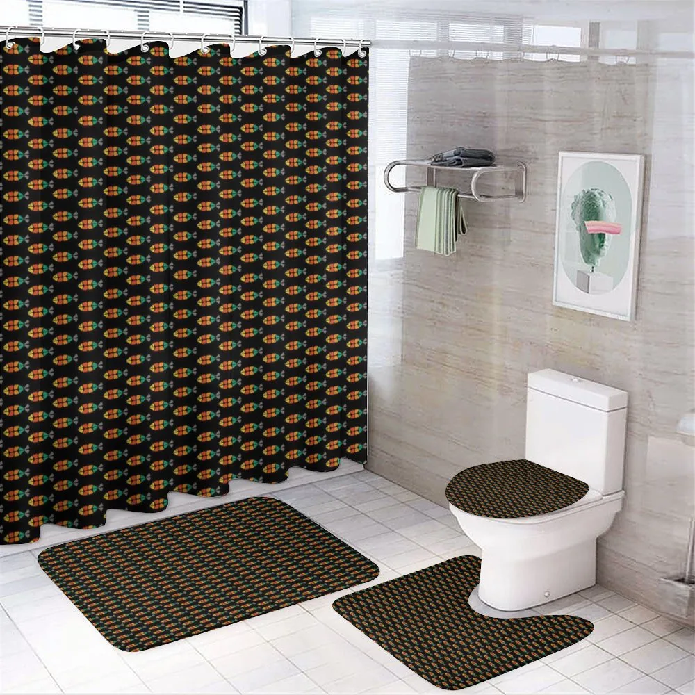 Nautical Animals Modern Design — 4-Piece Bathroom Set preview