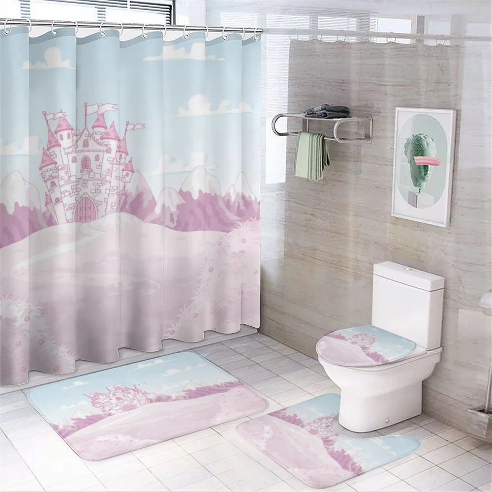 Magic Princess Château Art — 4-Piece Bathroom Set preview