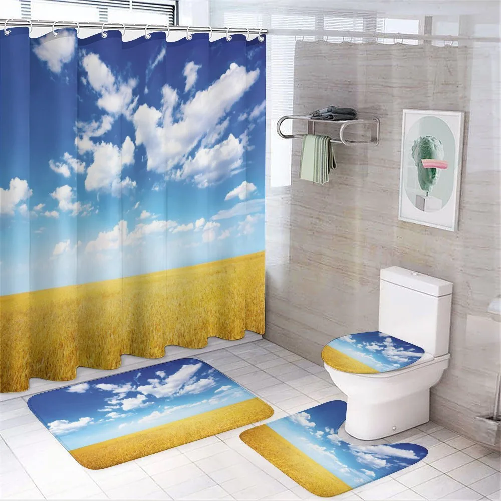 Wheat Field Summer — 4-Piece Bathroom Set preview