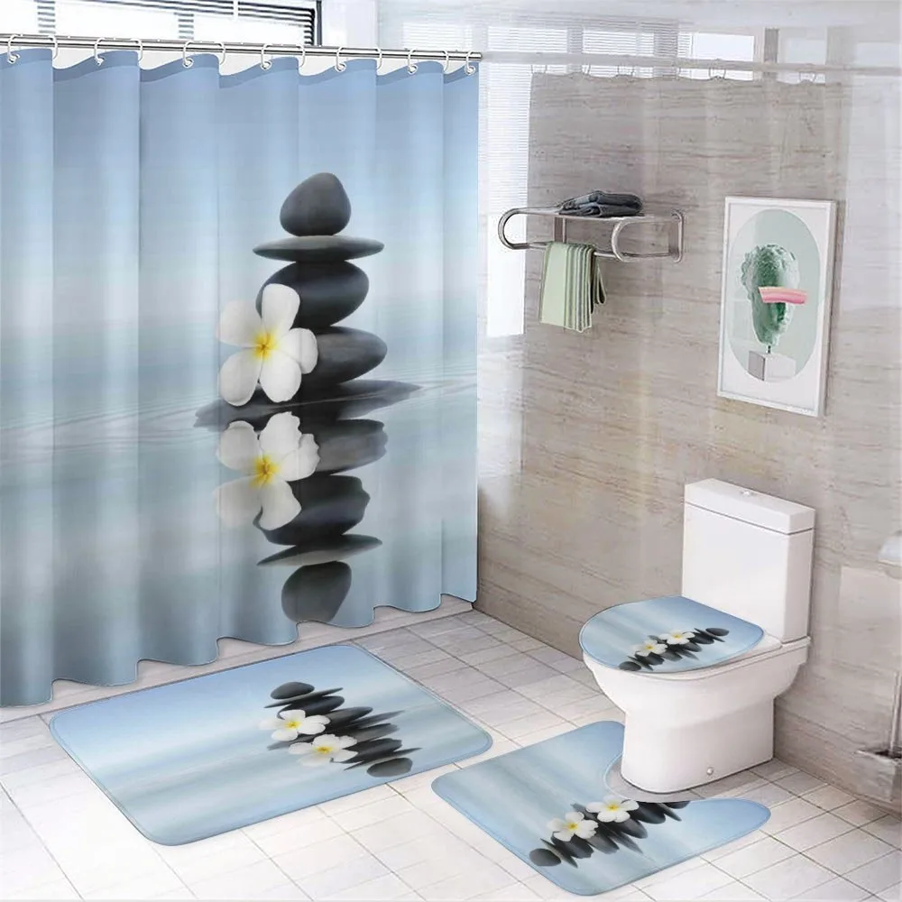 Stones Plumeras — 4-Piece Bathroom Set preview
