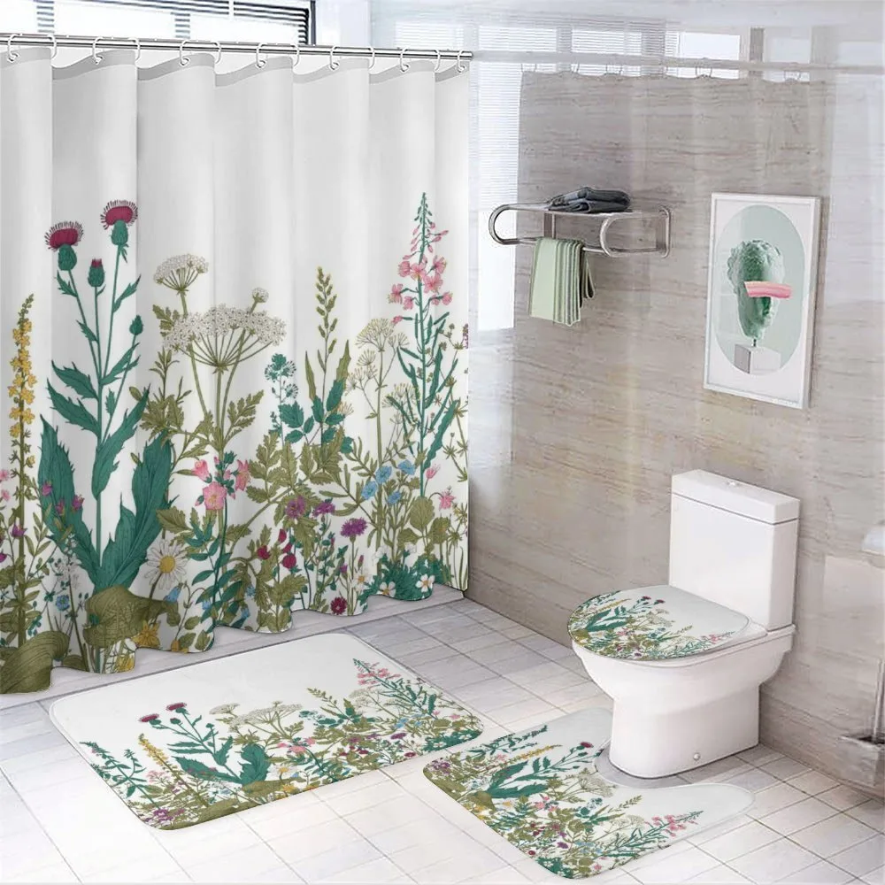Wildflower Arrangement — 4-Piece Bathroom Set preview