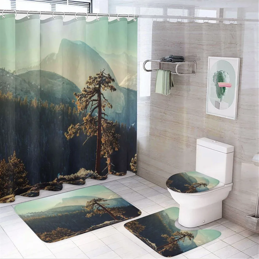 Misty Morning Yosemite — 4-Piece Bathroom Set preview