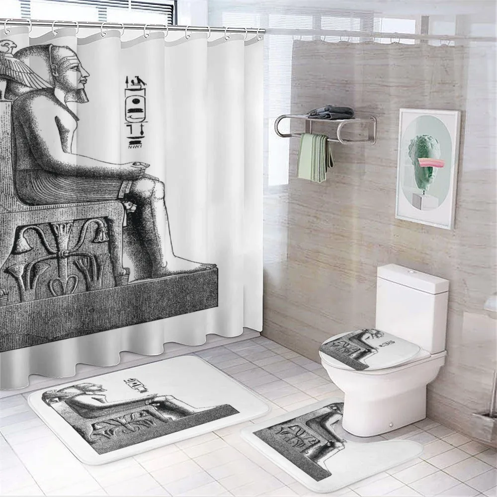 Antique Hawk and Bird — 4-Piece Bathroom Set preview