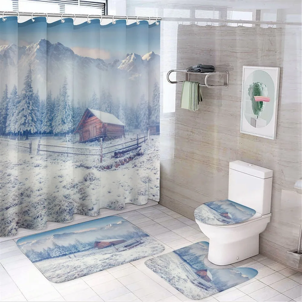 Old Farmhouse Rustic — 4-Piece Bathroom Set preview