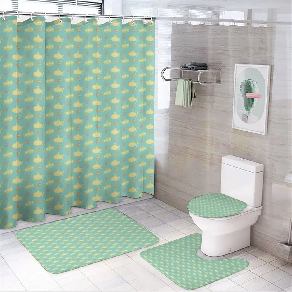Fish Starfish Undersea — 4-Piece Bathroom Set preview