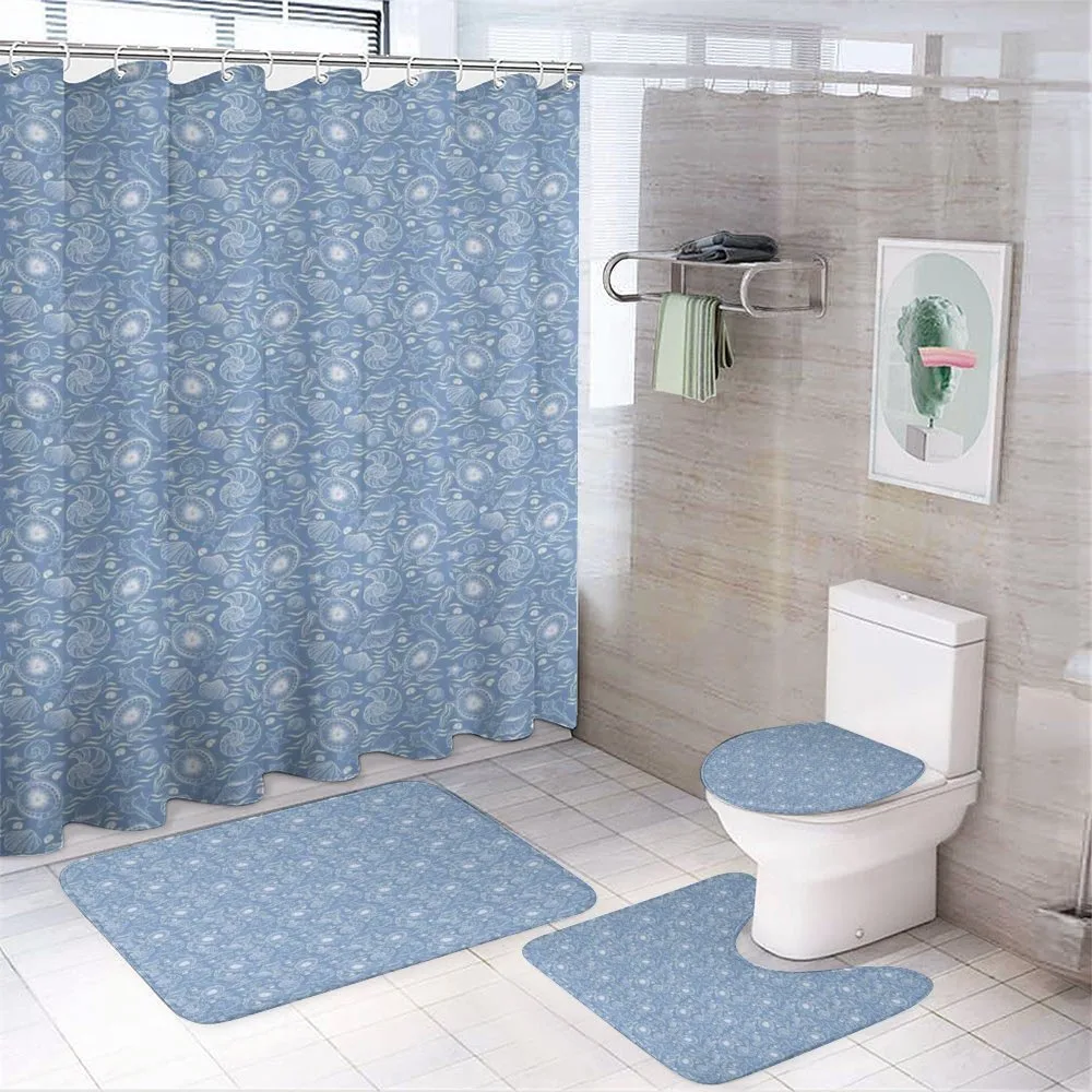 Turtle with Mollusk — 4-Piece Bathroom Set preview