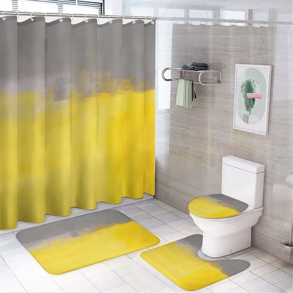 Street Wall Art — 4-Piece Bathroom Set preview