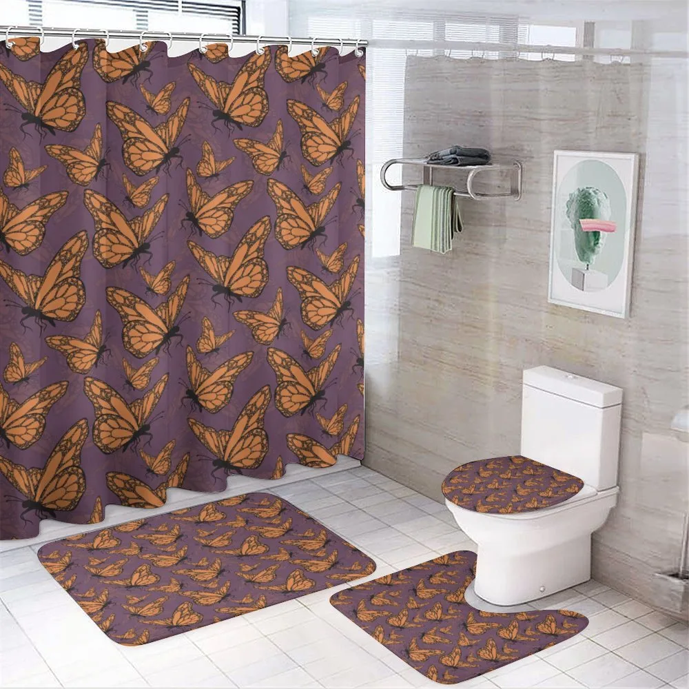 Insect with Dotted Wings — 4-Piece Bathroom Set preview