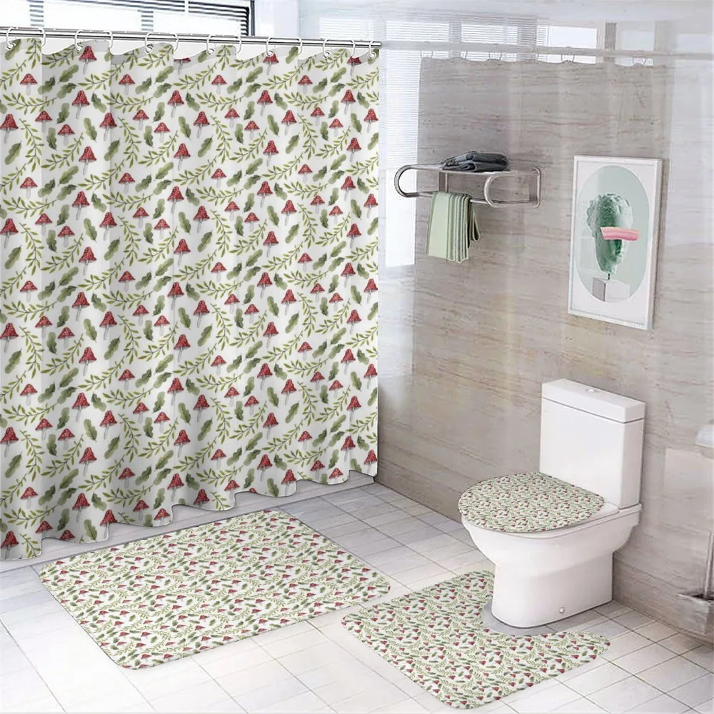 Leaves Forest Elements — 4-Piece Bathroom Set preview