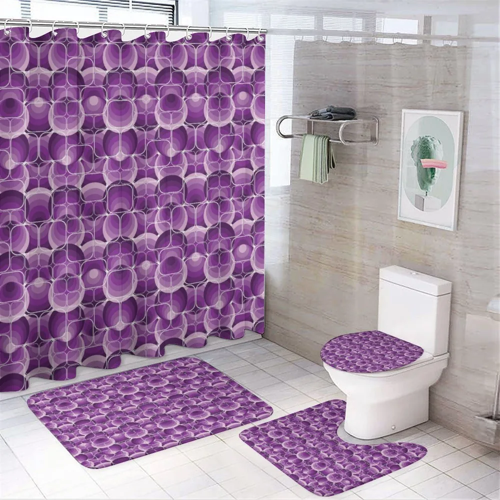 Circles and Squares Urban — 4-Piece Bathroom Set preview
