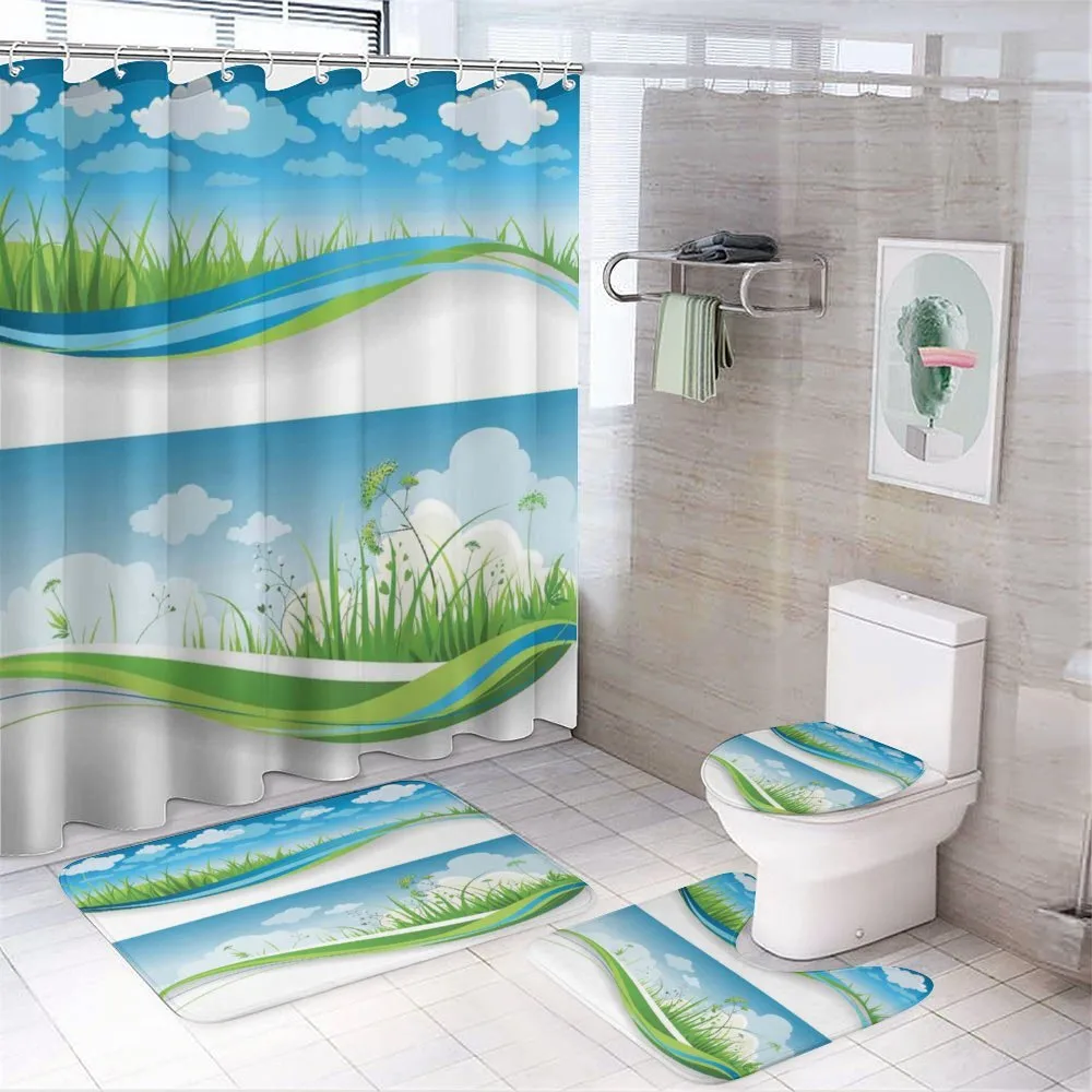 Fresh Summer Fields Eco — 4-Piece Bathroom Set preview