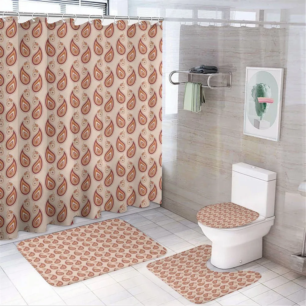 Persian Style Pattern — 4-Piece Bathroom Set preview