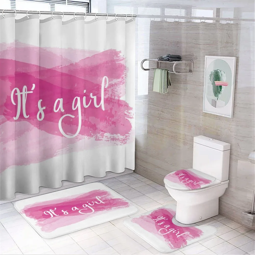 Girls Baby Shower — 4-Piece Bathroom Set preview
