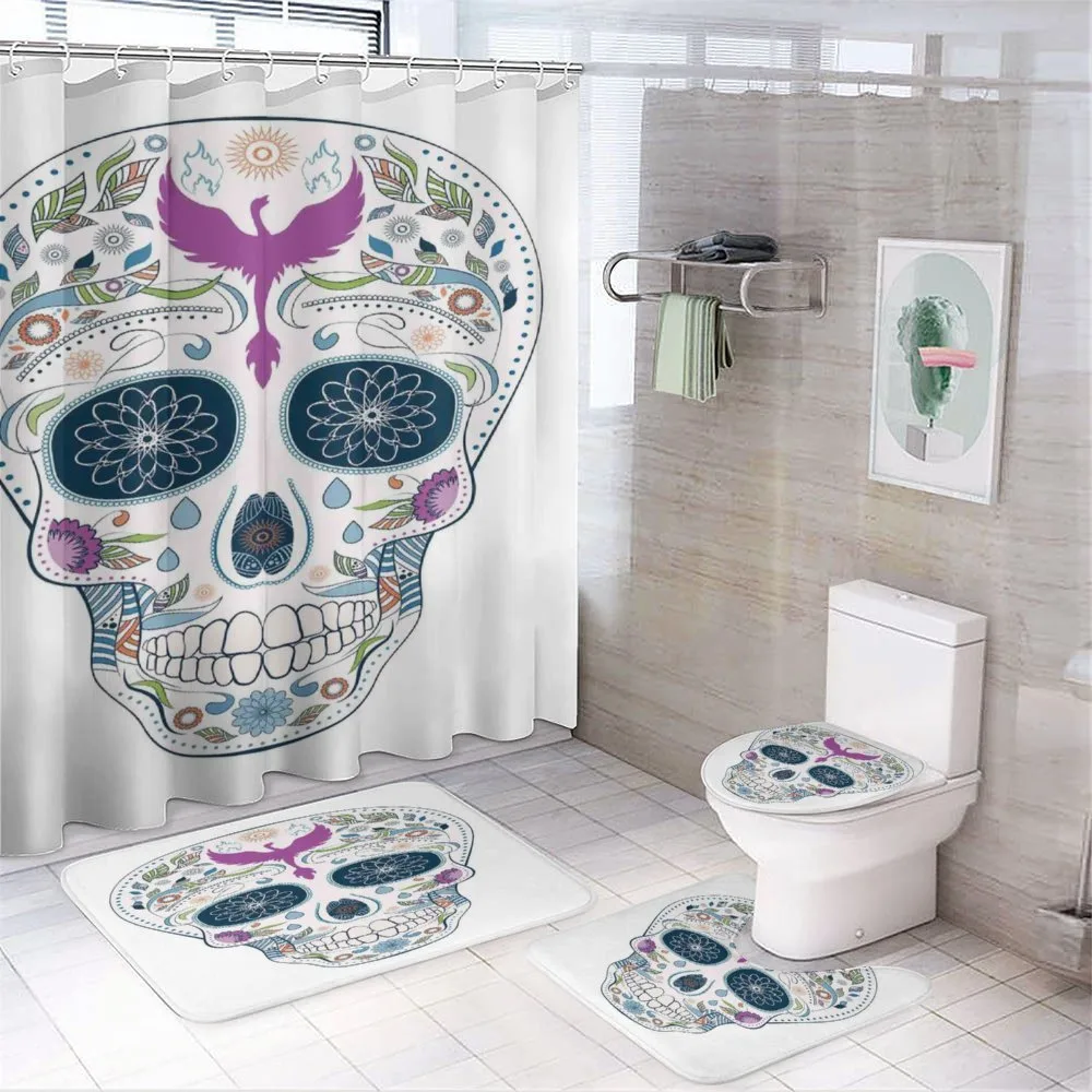 Phoenix Ornament — 4-Piece Bathroom Set preview