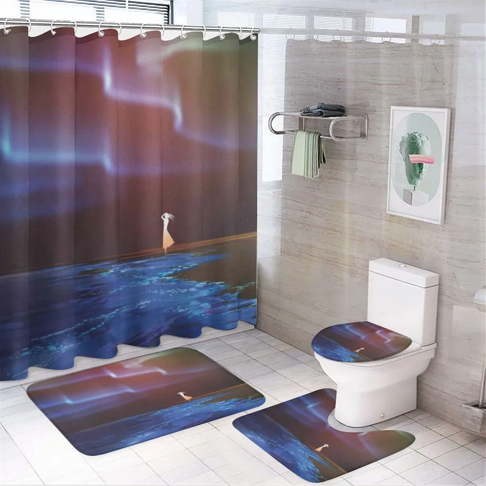 Psychedelic Sky Star — 4-Piece Bathroom Set preview